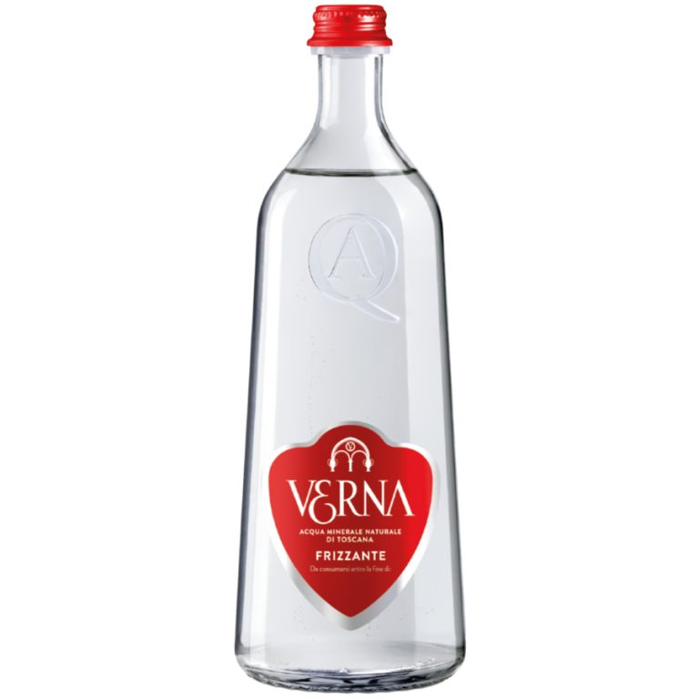 Acqua Verna Oligominerale di Toscana - AQ Frizzante - 12 bottiglie da 0