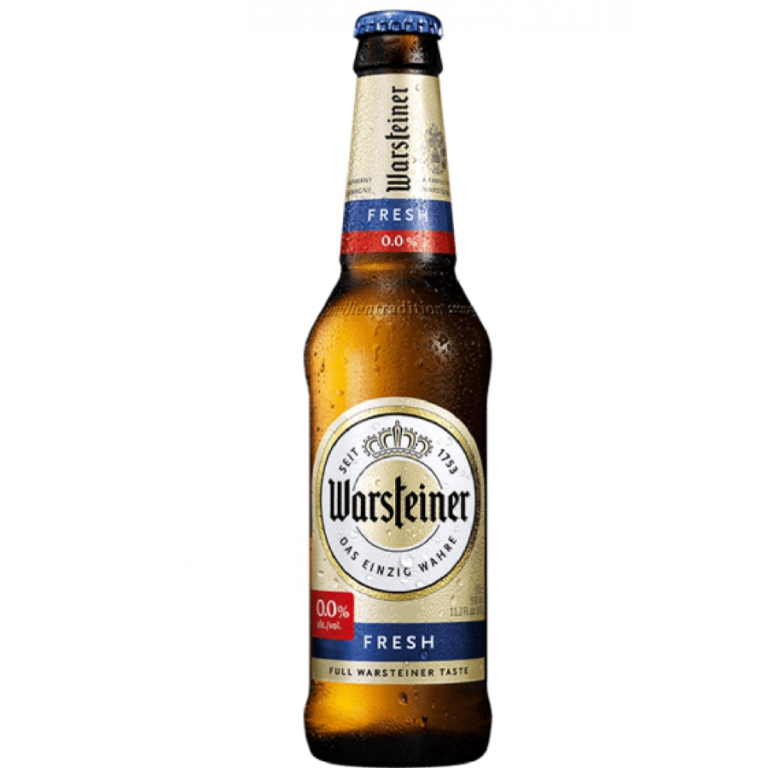 Warsteiner Fresh Analcolica - 24 bottiglie da 0