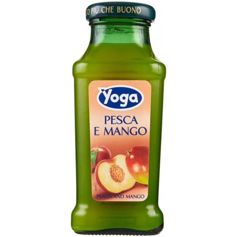 Succo di frutta Yoga gusto Pesca e Mango - 24 bottiglie da 0