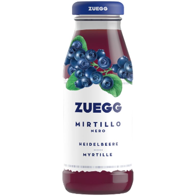 Succo di frutta Zuegg gusto Mirtillo Nero - 24 bottiglie da 0