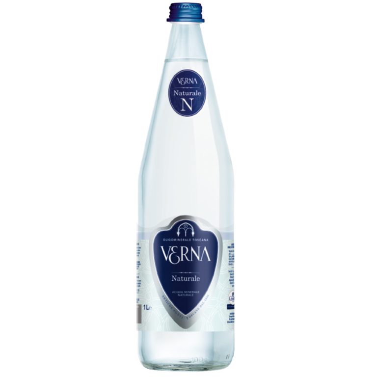 Acqua Verna Oligominerale di Toscana - Classic - Naturale - 12 bottiglie da 1L